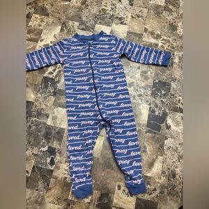 4/30$ George Navy and Pink "Loved" All-Over Print Pajamas 2 years